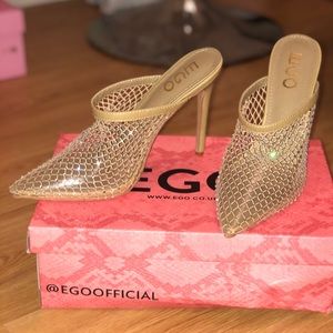 Forgiven NUDE Diamante Fishnet